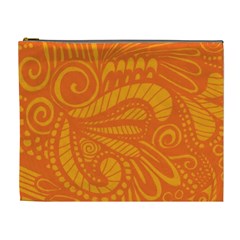 Pop Orange Cosmetic Bag (xl) by ArtByAmyMinori