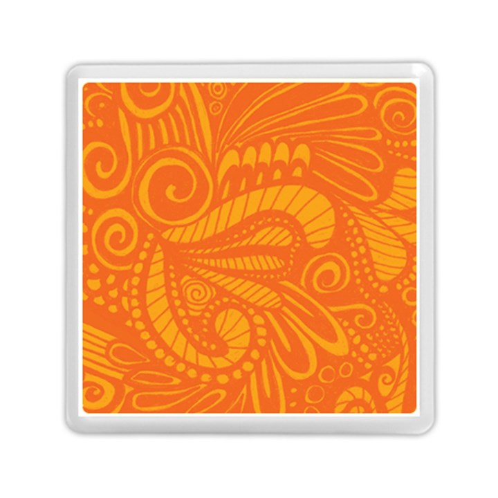 Pop Orange Memory Card Reader (Square)