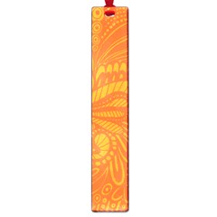 Pop Orange Large Book Marks by ArtByAmyMinori