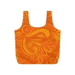 Pop Orange Full Print Recycle Bag (s)