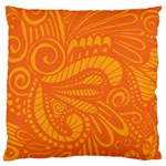 Pop Orange Standard Flano Cushion Case (One Side) Front