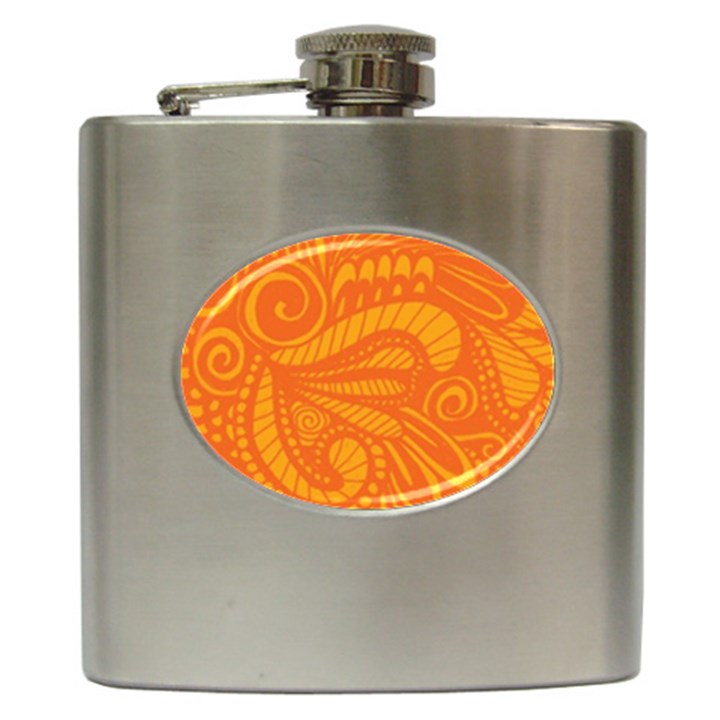 001 2 Hip Flask (6 oz)