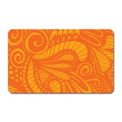 Pop Orange Magnet (rectangular) by ArtByAmyMinori