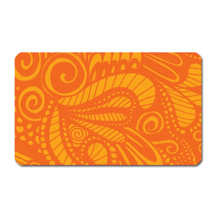 Pop Orange Magnet (Rectangular)