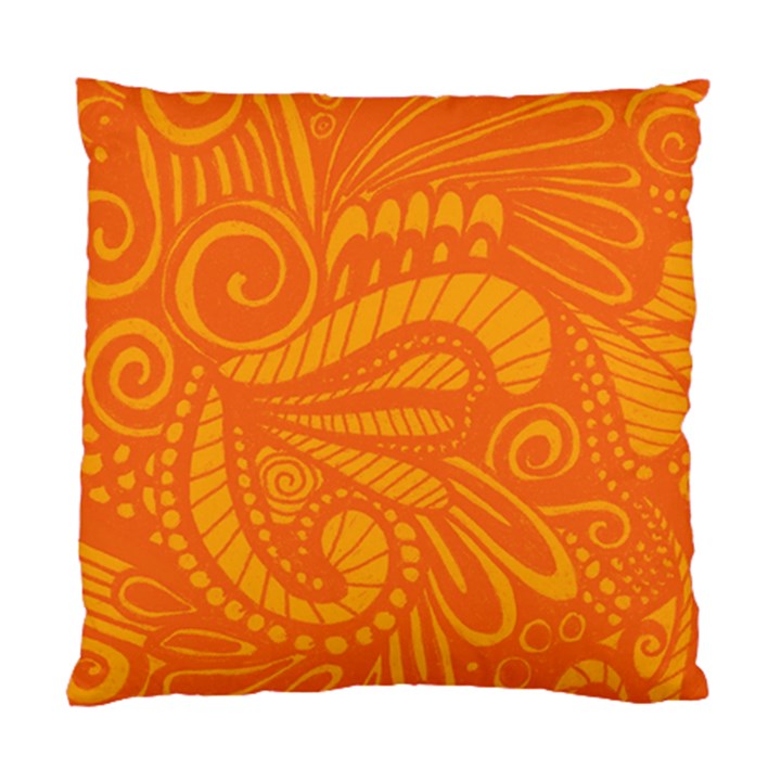 Pop Orange Standard Cushion Case (One Side)