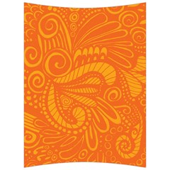 Pop Orange Back Support Cushion by ArtByAmyMinori