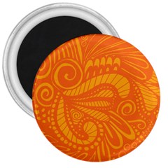 Pop Orange 3  Magnets by ArtByAmyMinori