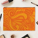 Pop Orange Cosmetic Bag (XL) Front