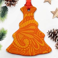 Pop Orange Ornament (christmas Tree) 