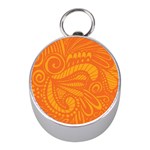 Pop Orange Mini Silver Compasses Front