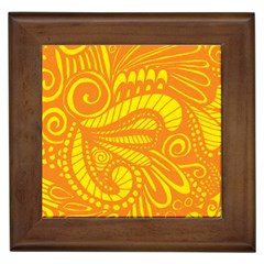 Pop Sunny Framed Tiles by ArtByAmyMinori