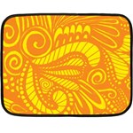 Pop Sunny Double Sided Fleece Blanket (Mini)  35 x27  Blanket Front