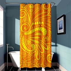 Pop Sunny Shower Curtain 36  X 72  (stall)  by ArtByAmyMinori