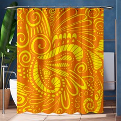 Pop Sunny Shower Curtain 60  X 72  (medium)  by ArtByAmyMinori