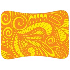 Pop Sunny Velour Seat Head Rest Cushion by ArtByAmyMinori