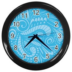 Pop Sky Wall Clock (black) by ArtByAmyMinori