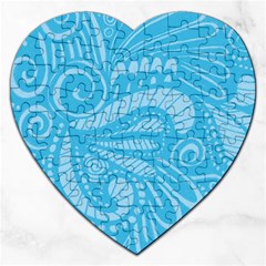 Pop Sky Jigsaw Puzzle (heart) by ArtByAmyMinori