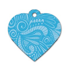 Pop Sky Dog Tag Heart (two Sides) by ArtByAmyMinori