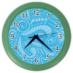 Pop Sky Color Wall Clock by ArtByAmyMinori