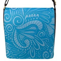 Pop Sky Flap Closure Messenger Bag (s) by ArtByAmyMinori