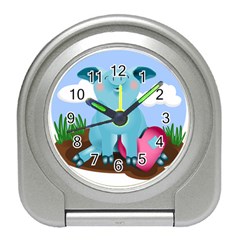 Pig Animal Love Travel Alarm Clock