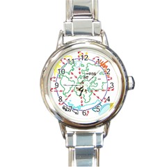 Atw Clr 2 Atw Pro Round Italian Charm Watch by RWTFSWIMWEAR