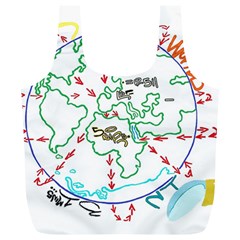 Atw Clr 2 Atw Pro Full Print Recycle Bag (xl) by RWTFSWIMWEAR