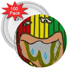 Theconnect 3  Buttons (100 Pack)  by RWTFSWIMWEAR