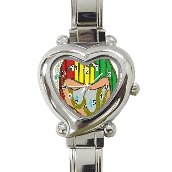 TheConnect Heart Italian Charm Watch