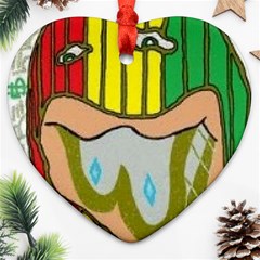 Theconnect Heart Ornament (two Sides)