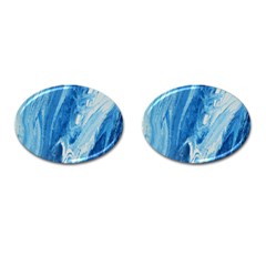 Water Cufflinks (oval) by WILLBIRDWELL