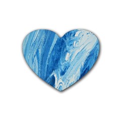 Water Rubber Coaster (heart)  by WILLBIRDWELL