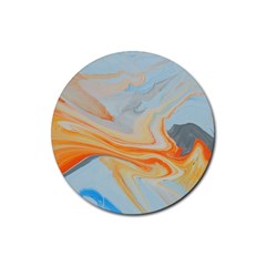 Fire Spear Rubber Coaster (round)  by WILLBIRDWELL