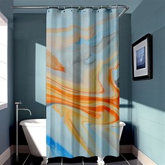 Fire Spear Shower Curtain 36  X 72  (stall)  by WILLBIRDWELL