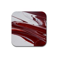 Ruby Pillars Rubber Coaster (square)  by WILLBIRDWELL