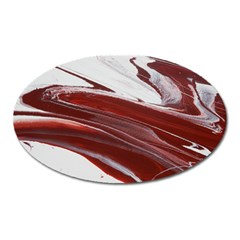 Ruby Pillars Oval Magnet by WILLBIRDWELL