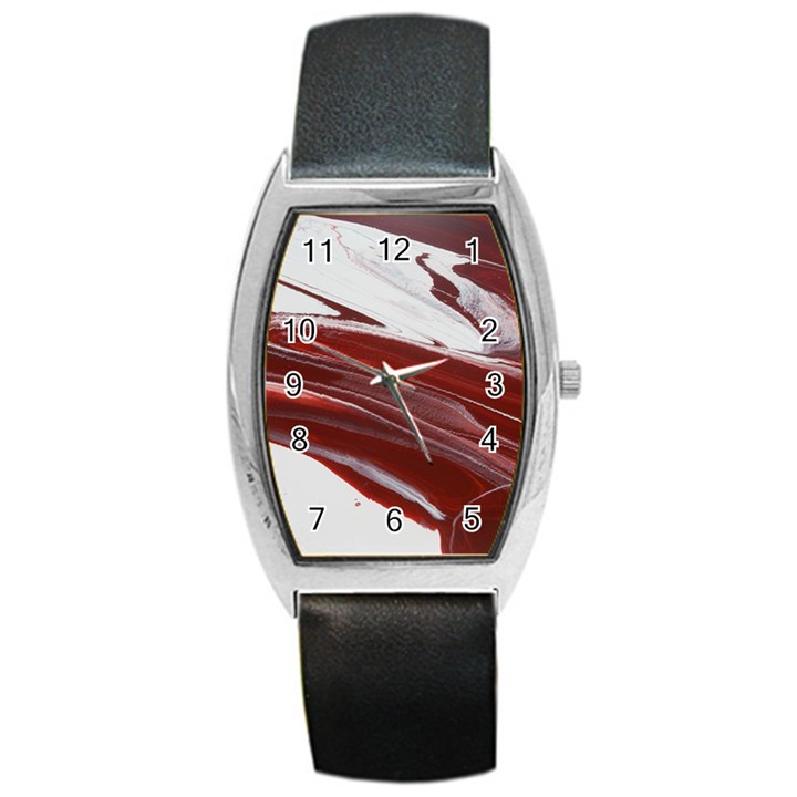 RUBY PILLARS Barrel Style Metal Watch