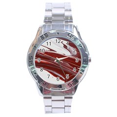 Ruby Pillars Stainless Steel Analogue Watch by WILLBIRDWELL