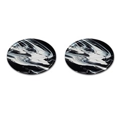 Space Drift 2 Cufflinks (oval) by WILLBIRDWELL