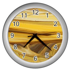 Sand Man Wall Clock (silver)