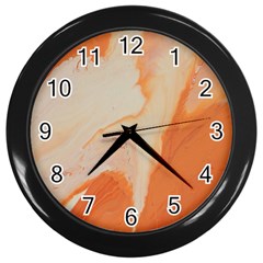 Fire Fall Wall Clock (black) by WILLBIRDWELL