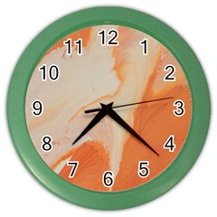 Fire Fall Color Wall Clock by WILLBIRDWELL