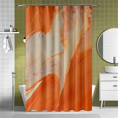 Fire Fall Shower Curtain 48  X 72  (small)  by WILLBIRDWELL