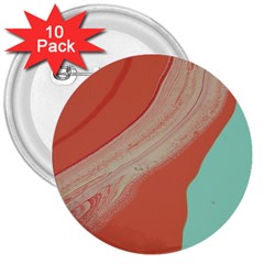 Clay And Water 3  Buttons (10 Pack) 