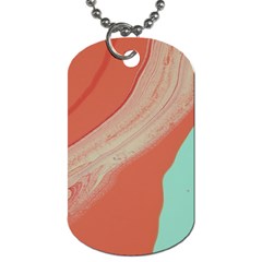 Clay And Water Dog Tag (one Side)