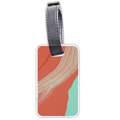 Clay And Water Luggage Tags (one Side) 