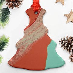 Clay And Water Ornament (christmas Tree) 