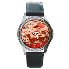 Acid Rain Round Metal Watch