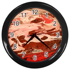 Acid Rain Wall Clock (black)