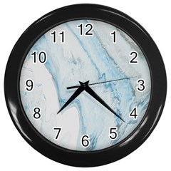 Diamond Mountain Wall Clock (black) by WILLBIRDWELL